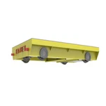 Cart Aistrithe Iarnróid faoi thiomáint ceallraí